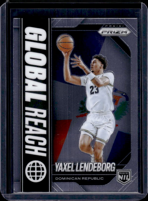 2025-26 Panini Prizm #18 Yaxel Lendeborg Global Reach