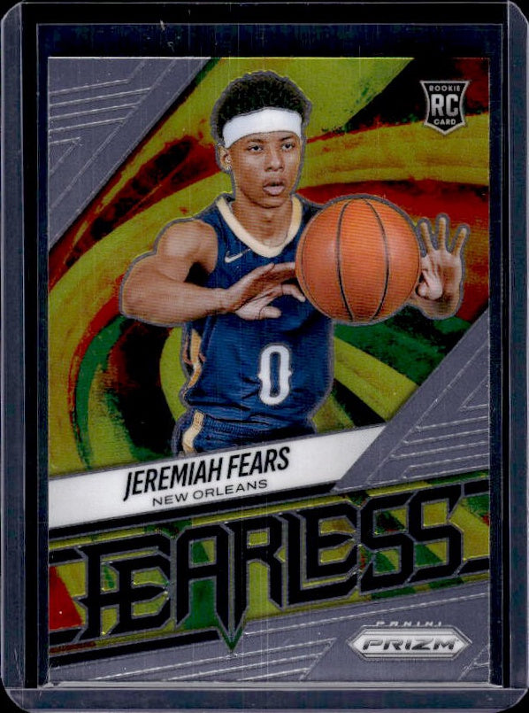 2025-26 Panini Prizm #12 Jeremiah Fears Fearless
