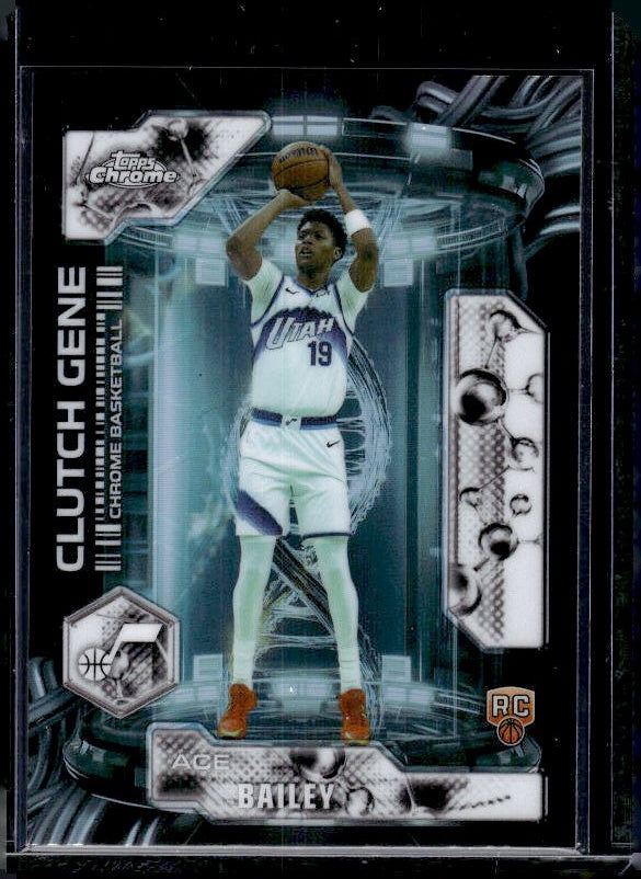 2025-26 Topps Chrome Update #CG-15 Ace Bailey Clutch Gene Refractor