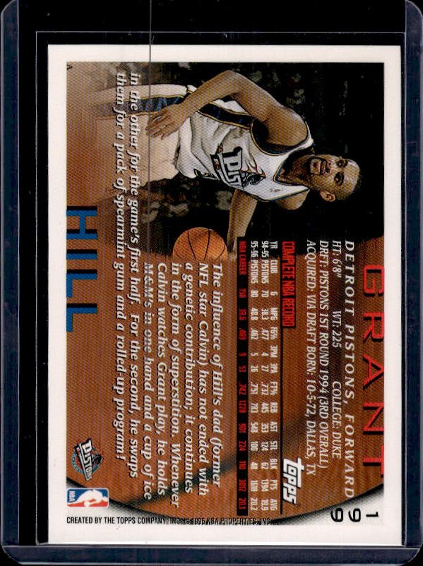 1996-97 Topps #199 Grant Hill