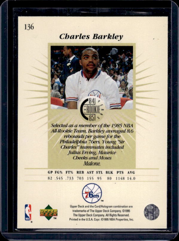 1995-96 Upper Deck #136 Charles Barkley
