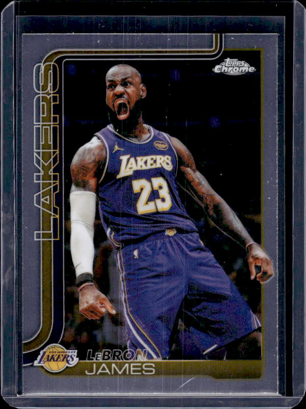 2025-26 Topps Chrome Update #1 LeBron James