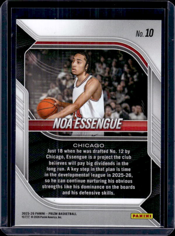 2025-26 Panini Prizm #10 Noa Essengue