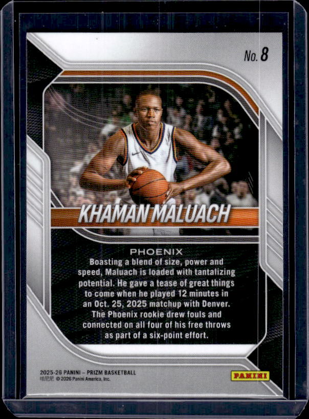 2025-26 Panini Prizm #8 Khaman Maluach