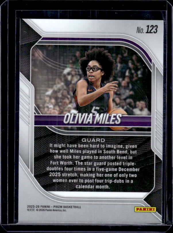 2025-26 Panini Prizm #123 Olivia Miles