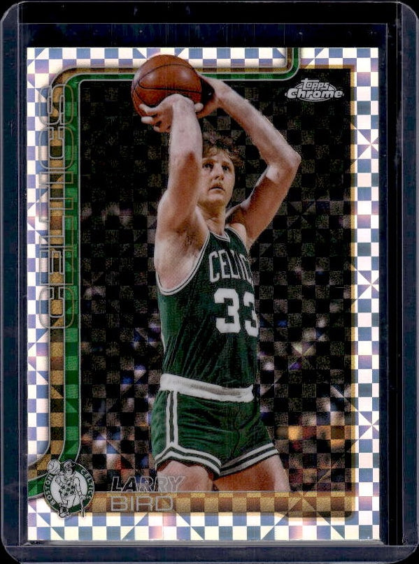 2025-26 Topps Chrome Update #143 Larry Bird X-Fractor
