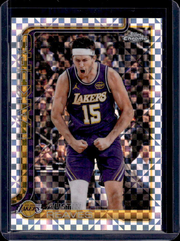 2025-26 Topps Chrome Update #54 Austin Reaves X-Fractor
