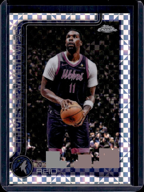 2025-26 Topps Chrome Update #71 Naz Reid X-Fractor
