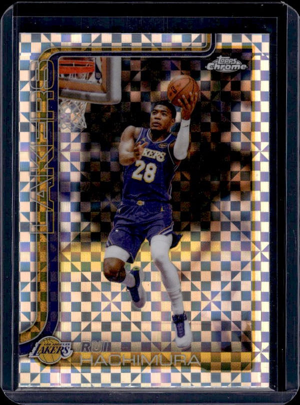 2025-26 Topps Chrome Update #107 Rui Hachimura X-Fractor