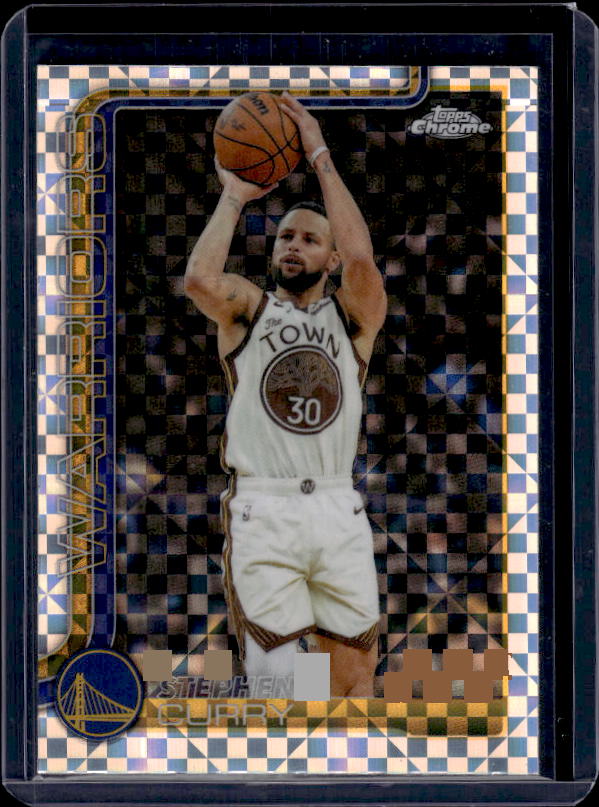 2025-26 Topps Chrome Update #14 Stephen Curry X-Fractor