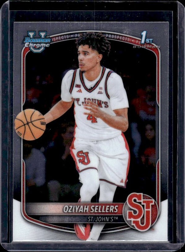 2025-26 Bowman #BCP-87 Oziyah Sellers Chrome Prospects