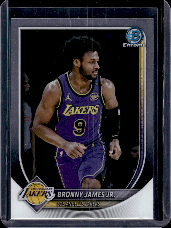 2025-26 Bowman #BCV-122 Bronny James Jr. Chrome