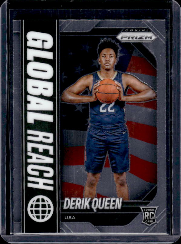 2025-26 Panini Prizm #24 Derik Queen Global Reach