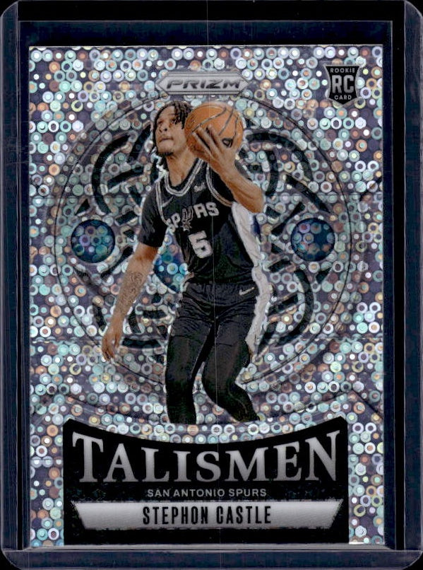 2024-25 Panini Prizm #14 Stephon Castle Talismen Prizms Fast Break