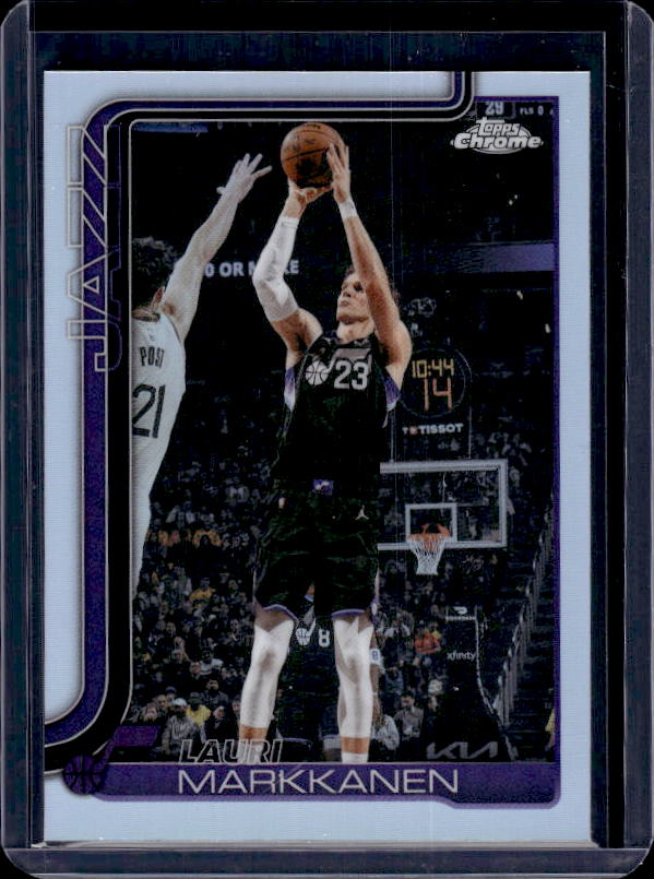 2025-26 Topps Chrome Update #53 Lauri Markkanen Refractor