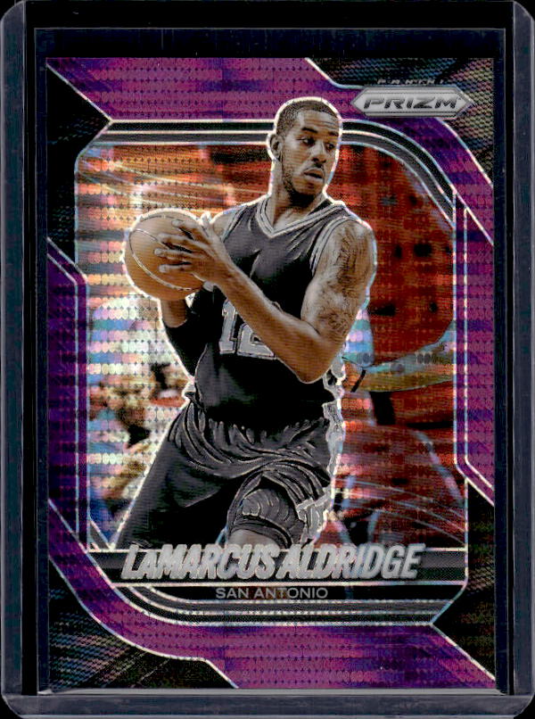 2025-26 Panini Prizm #190 LaMarcus Aldridge Purple Pulsar Prizm #/175