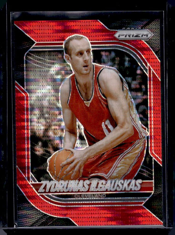 2025-26 Panini Prizm #174 Zydrunas Ilgauskas Red Pulsar Prizm #/299