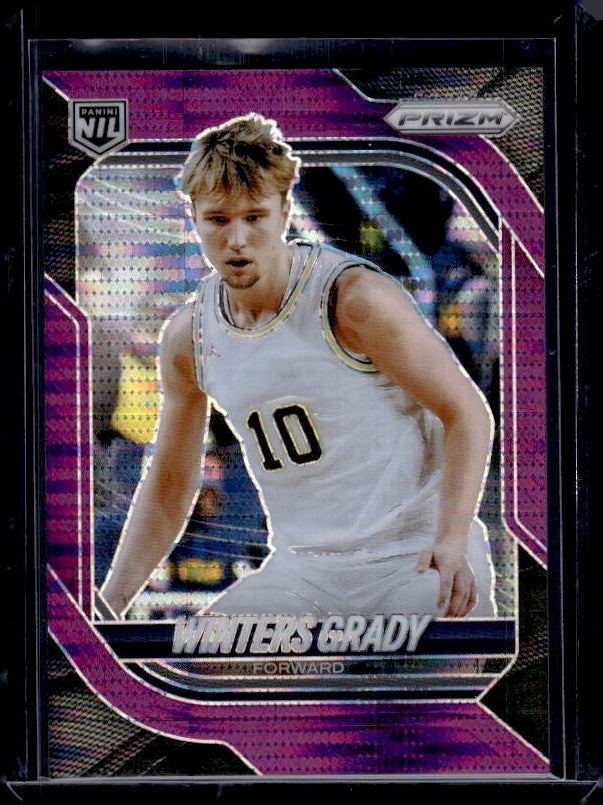 2025-26 Panini Prizm #112 Winters Grady Purple Pulsar Prizm #/175