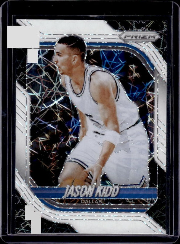 2025-26 Panini Prizm #187 Jason Kidd White Lazer Prizm #/99