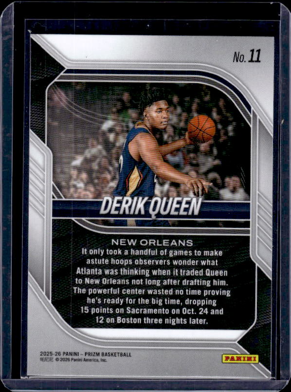 2025-26 Panini Prizm #11 Derik Queen