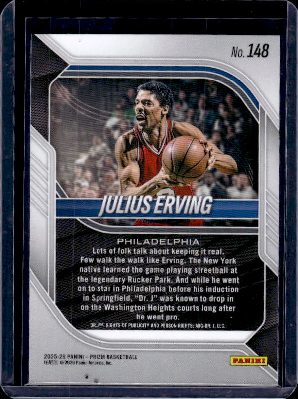 2025-26 Panini Prizm #148 Julius Erving