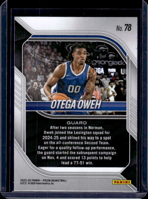 2025-26 Panini Prizm #78 Otega Oweh