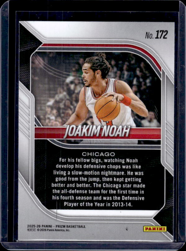 2025-26 Panini Prizm #172 Joakim Noah