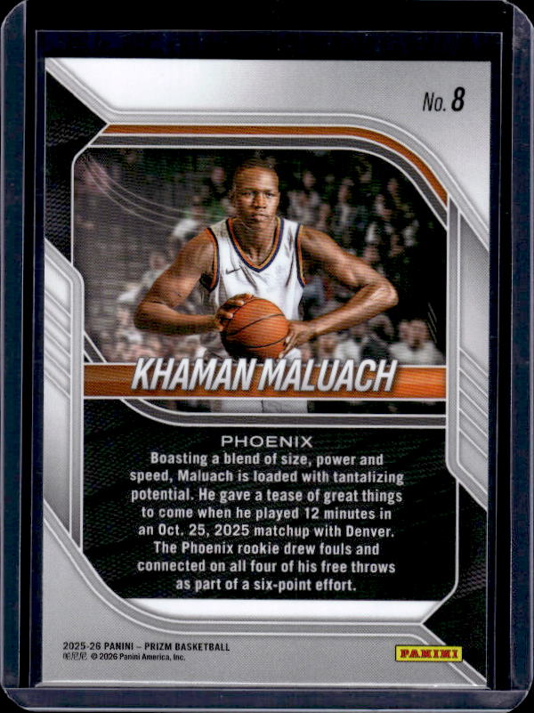 2025-26 Panini Prizm #8 Khaman Maluach