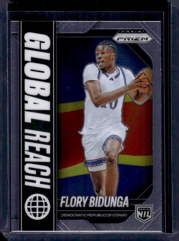 2025-26 Panini Prizm #19 Flory Bidunga Global Reach