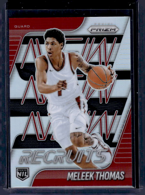 2025-26 Panini Prizm #2 Meleek Thomas New Recruits Silver Prizm