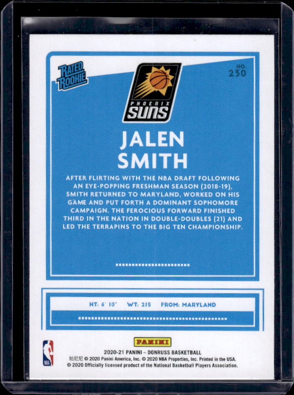 2020-21 Donruss #230 Jalen Smith