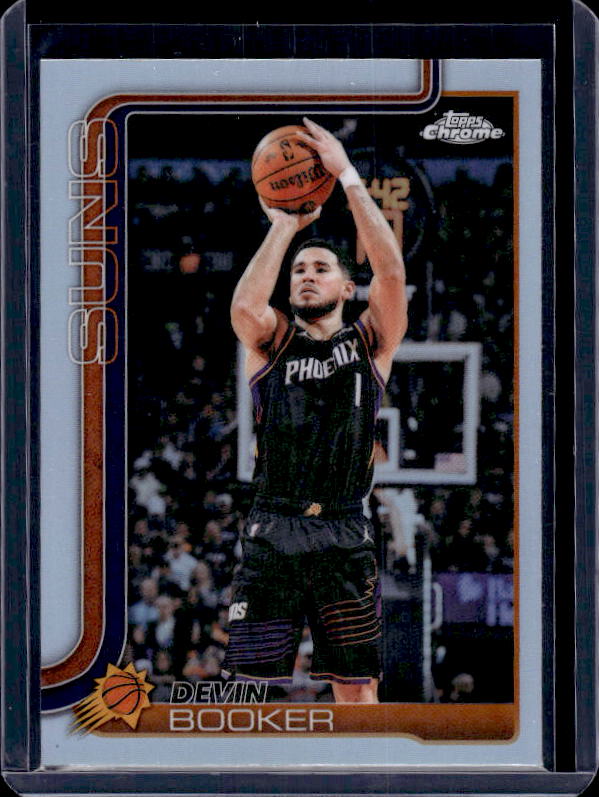 2025-26 Topps Chrome Update #26 Devin Booker Refractor