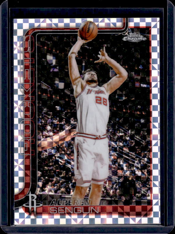 2025-26 Topps Chrome Update #38 Alperen Sengun X-Fractor