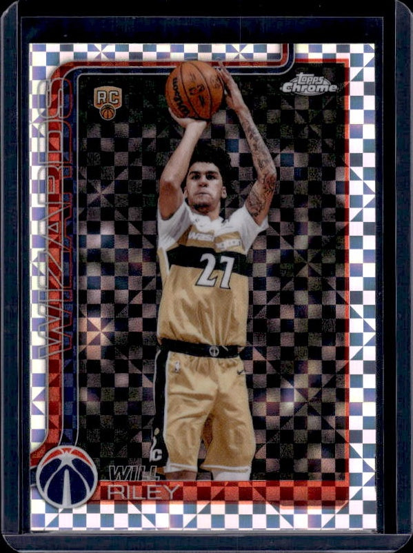 2025-26 Topps Chrome Update #171 Will Riley X-Fractor