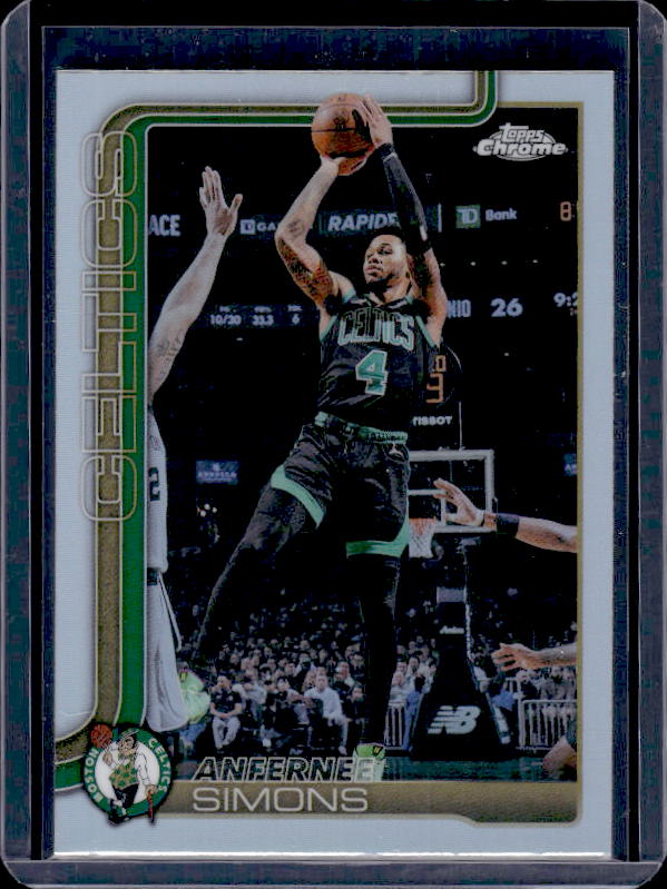 2025-26 Topps Chrome Update #76 Anfernee Simons Refractor