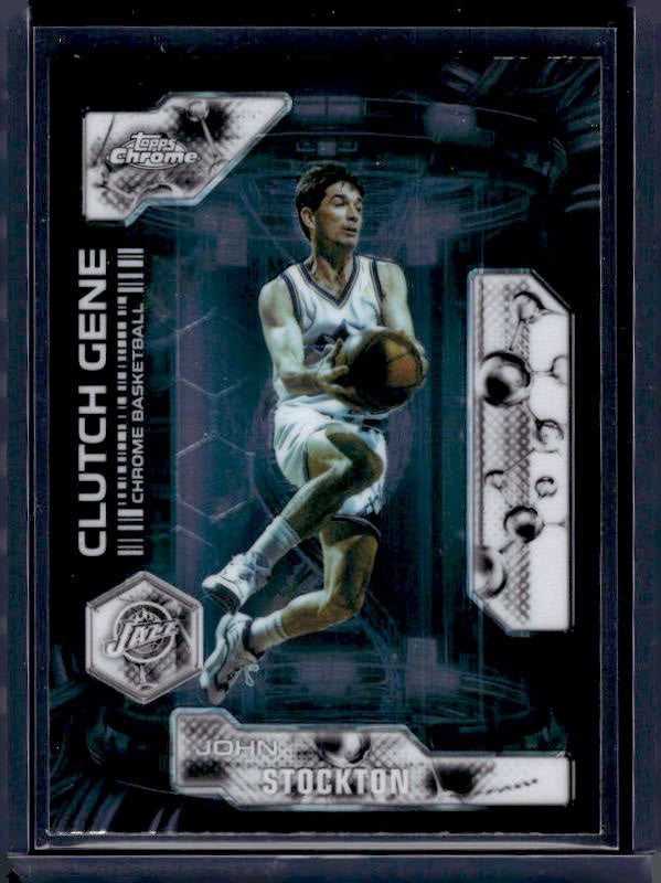 2025-26 Topps Chrome Update #CG-30 John Stockton Clutch Gene