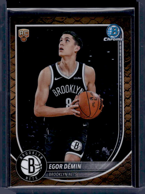 2025-26 Bowman #BCV-8 Egor Dëmin Chrome Reptilian Refractors