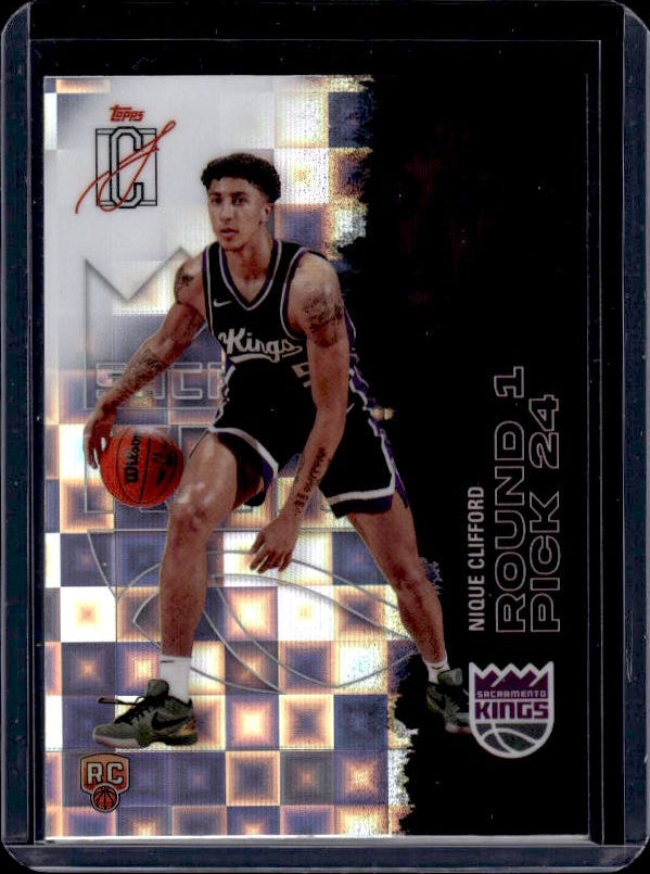 2025-26 Topps Signature Class #120 Nique Clifford Chrome Pandora Refractors