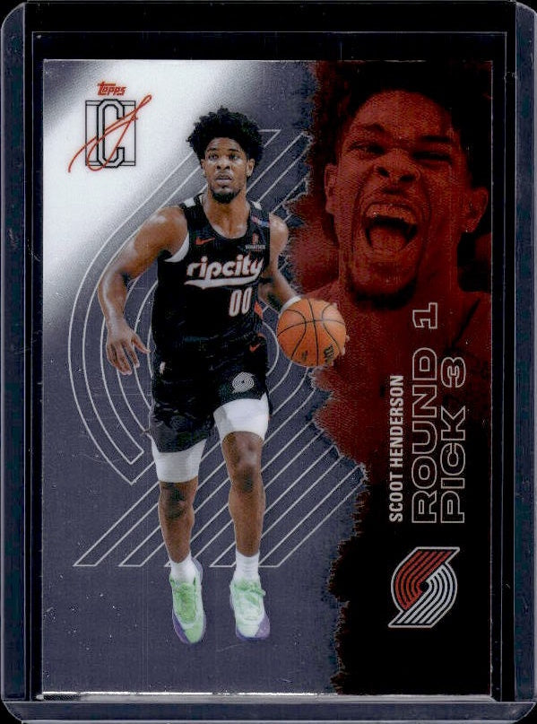 2025-26 Topps Signature Class #75 Scoot Henderson Chrome