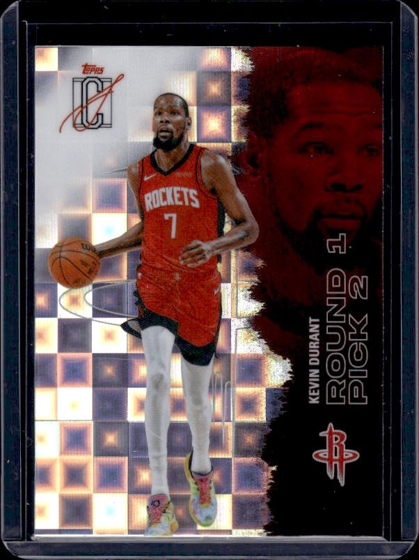 2025-26 Topps Signature Class #57 Kevin Durant Chrome Pandora Refractors