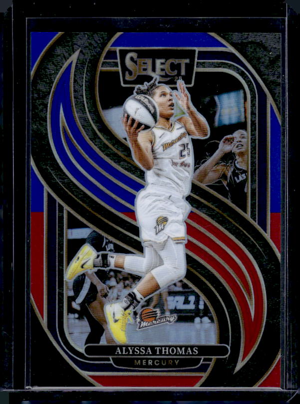 2025 Panini Select WNBA #166 Alyssa Thomas Red and Blue Prizms #/399