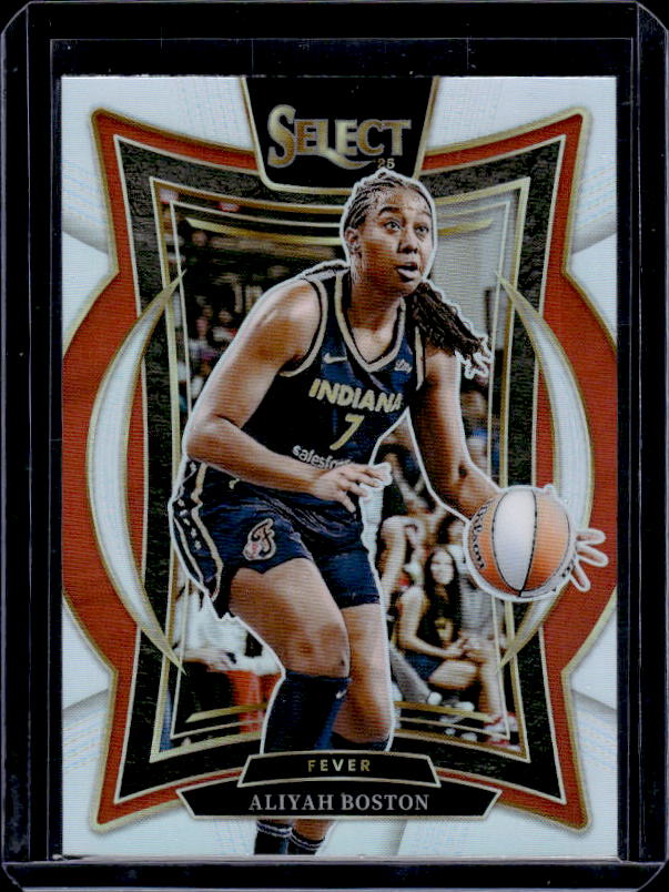 2025 Panini Select WNBA #64 Aliyah Boston Silver Prizms