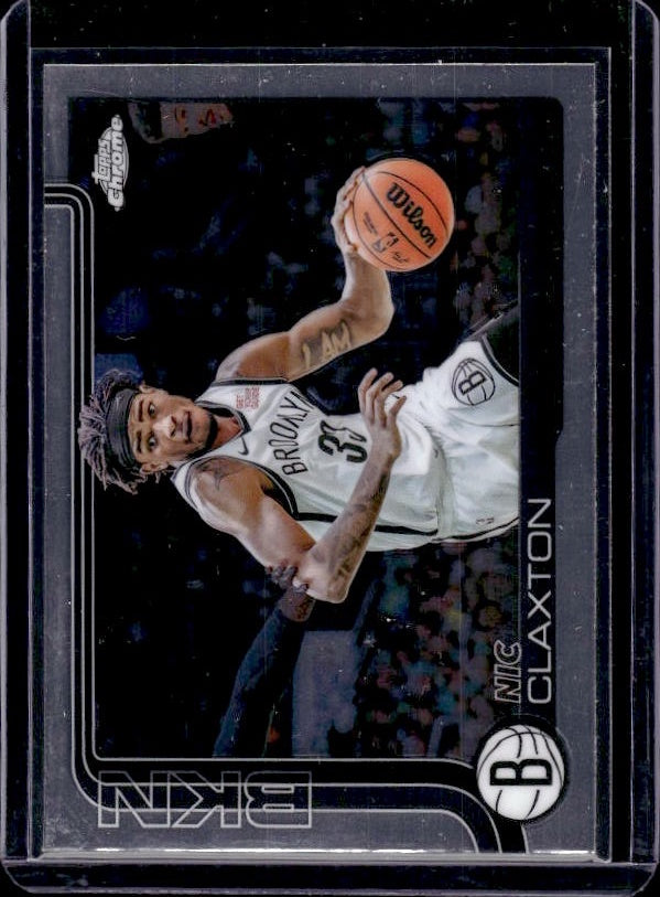 2025-26 Topps Chrome #27 Nic Claxton