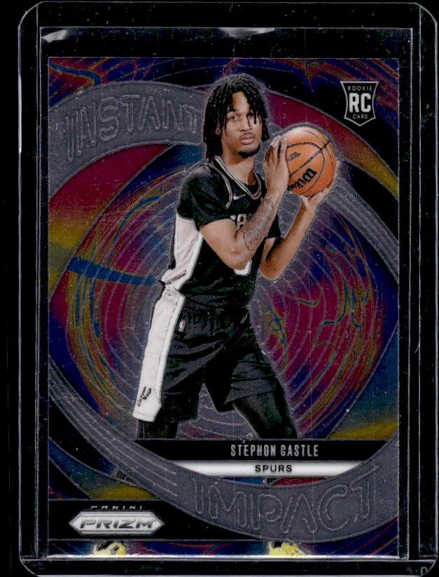 2024-25 Panini Prizm #4 Stephon Castle Instant Impact