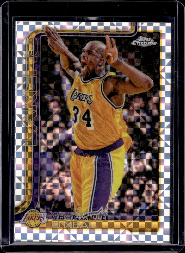 2025-26 Topps Chrome Update #142 Shaquille O’Neal X-Fractor