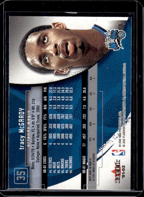 2001-02 E-X #35 Tracy McGrady