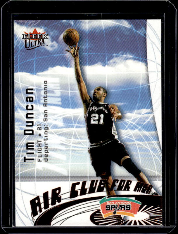 2000-01 Ultra #4 AC Tim Duncan Air Club for Men