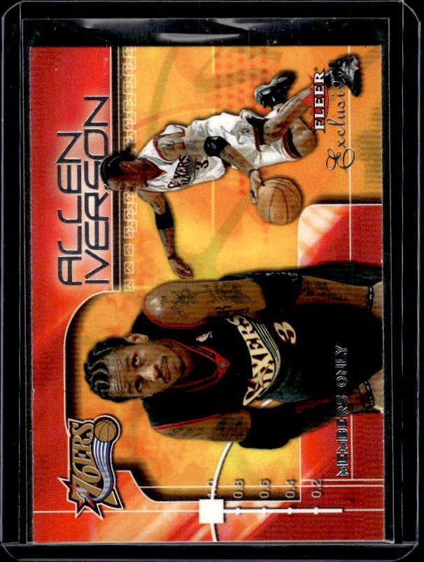 2001-02 Fleer Exclusive #101 Allen Iverson