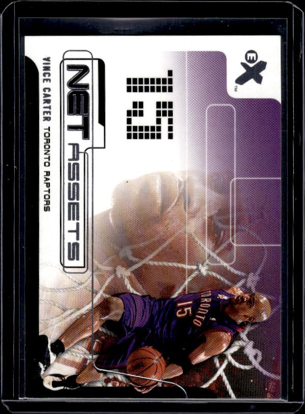 2001-02 E-X #NA 15 Vince Carter Net-Assets