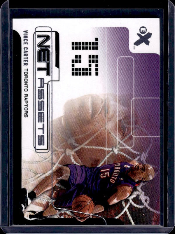 2001-02 E-X #NA 15 Vince Carter Net-Assets
